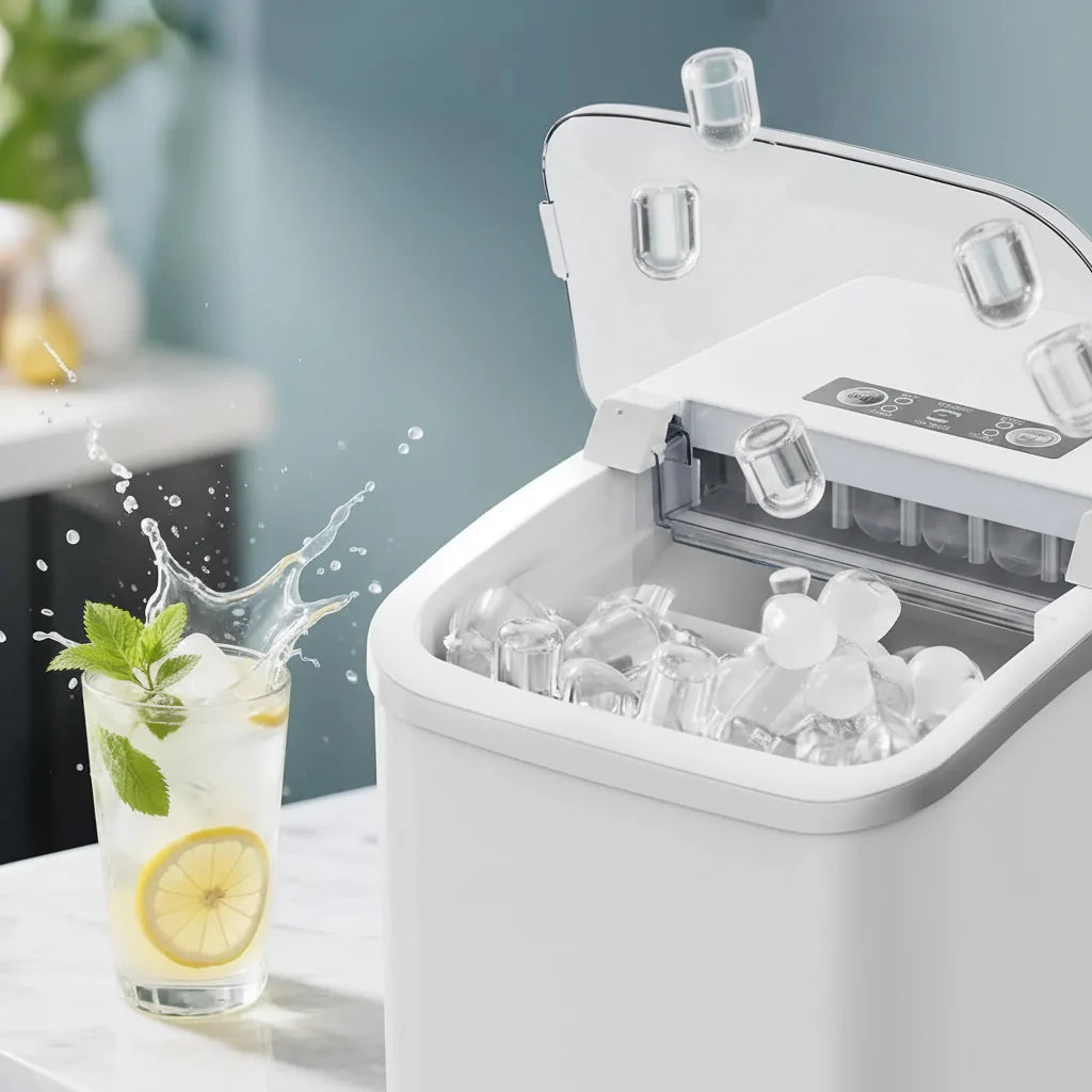 Automatic Portable Countertop Ice Cube Maker Machine