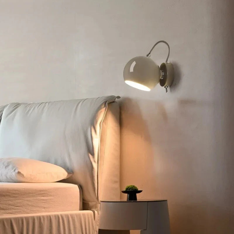 Adjustable Dome Light for Walls – Nordic Cream Finish