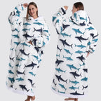 Oversized Hooded Blanket for Adults - Wearable Blanket Hoodie