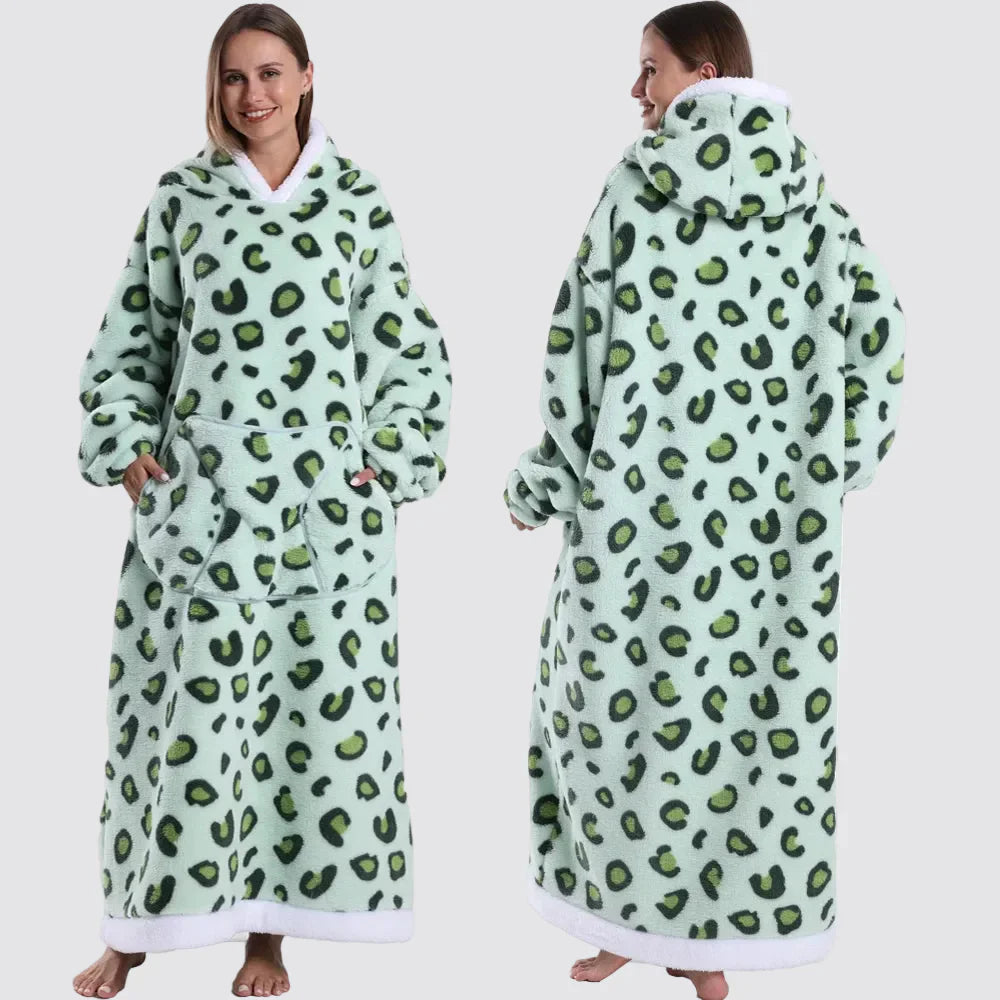 Oversized Hooded Blanket for Adults - Wearable Blanket Hoodie