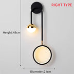 Contemporary LED Wall Sconce | Nordic Style Lighting
