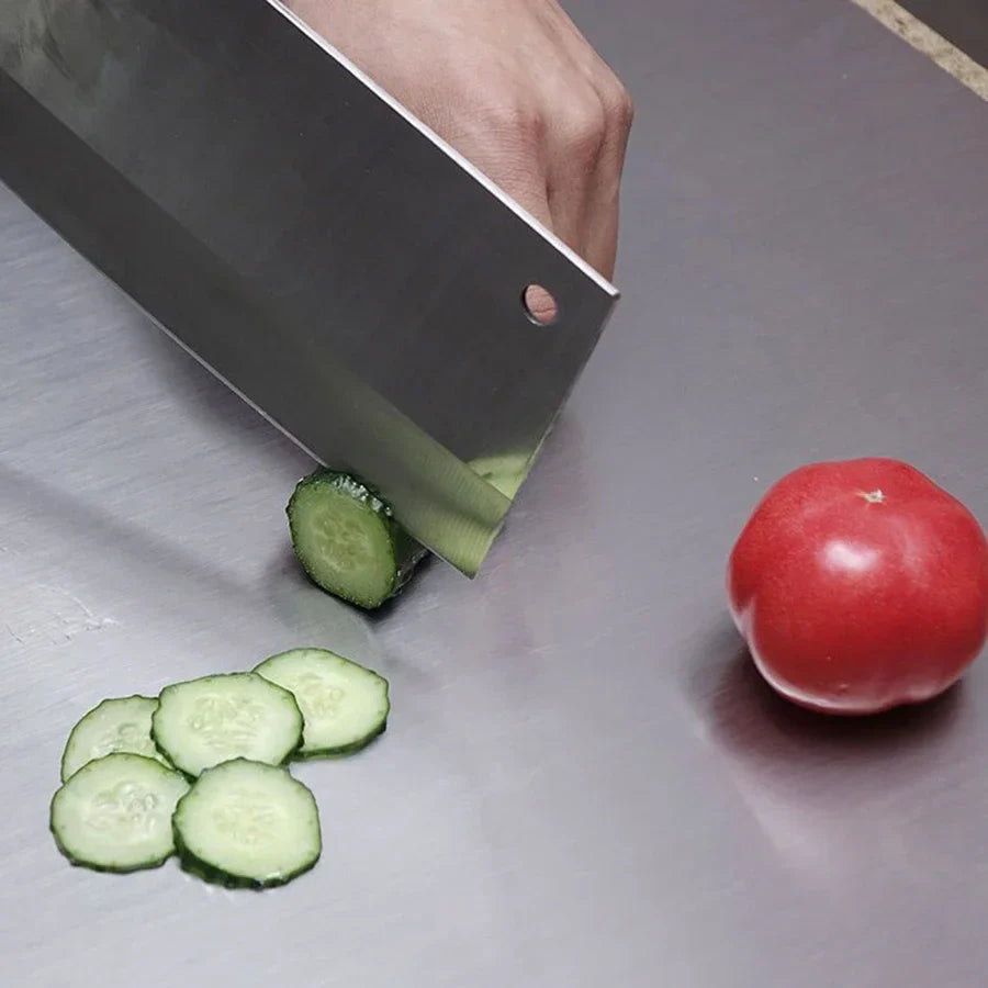 Double-Sided Cutting and Kneading Board – Durable Stainless Steel Kitchen Tool