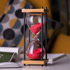 TimelessFocus 60-Minute Hourglass - Elegant Sand Timer for Enhanced Productivity