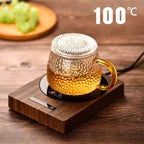 Elegant Beverage Warmer – 5-Setting Temperature Control for Office & Home