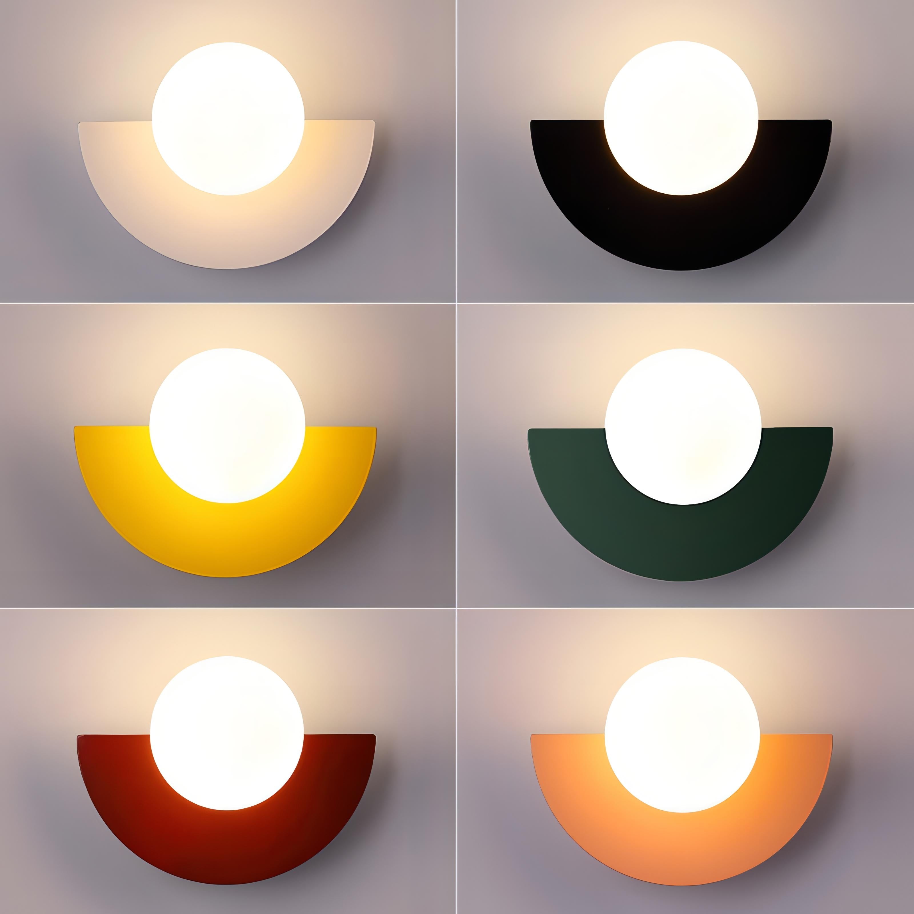 Semicircular Wall Light in Nordic Style