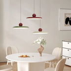 LED Cream-Style Ceiling Light – Nordic Flying Saucer Pendant