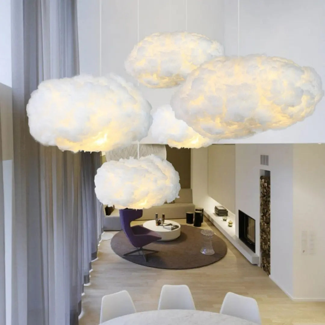 Enchanting Cloud-Inspired Ceiling Pendant Light