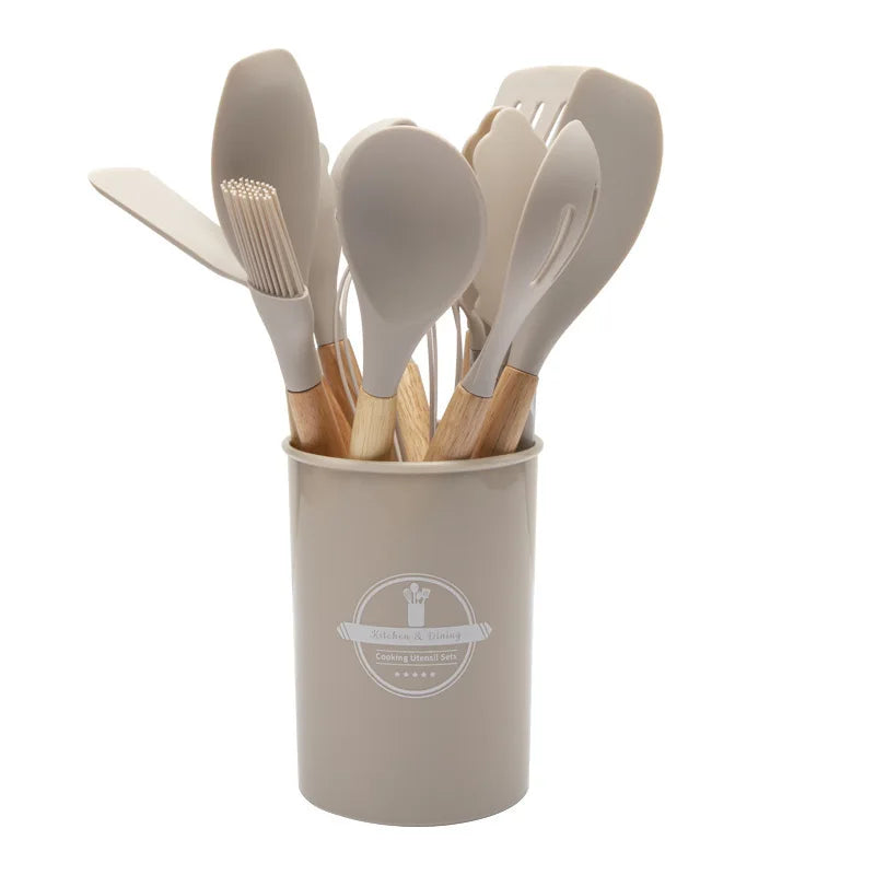 Silicone Cooking Utensils Set – Essential Kitchen Tools for Cooking