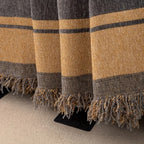 Reversible Chenille Sofa Cover with Tiger Pattern for Sectional and Couch