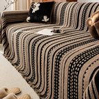 Boho Style Plush Microfiber Sofa Cover