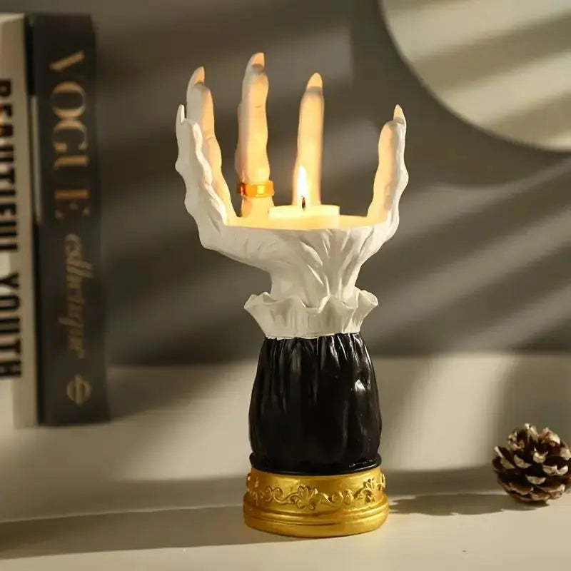 Enchanted Hand Candle Holder for Spooky Decor