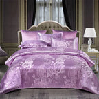 Elegant Satin Duvet Cover Set for Queen and King Beds – Soft Summer Bedding