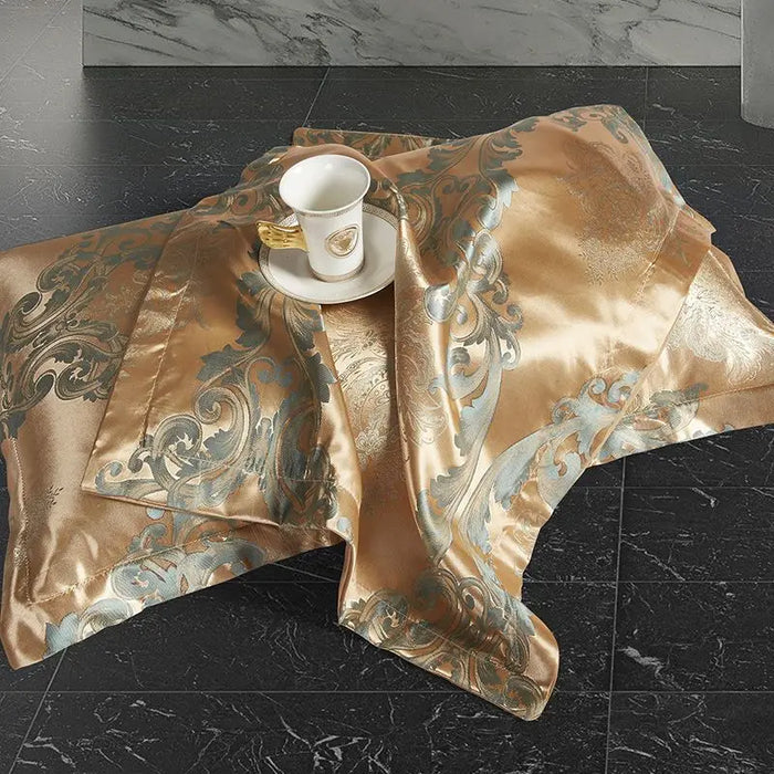 Elegant Satin Duvet Cover Set for Queen and King Beds – Soft Summer Bedding