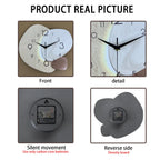 Contemporary Minimalist Wall Clock – Silent Quartz Movement