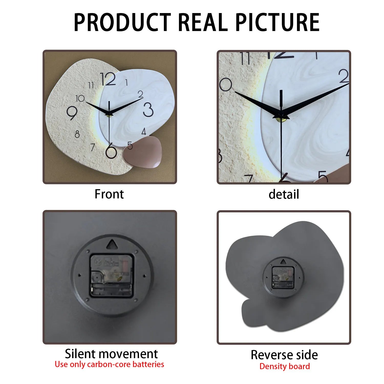 Contemporary Minimalist Wall Clock – Silent Quartz Movement