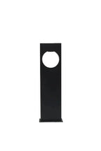 Rectangular Black Garden Path Lamp - Outdoor LED Bollard Light