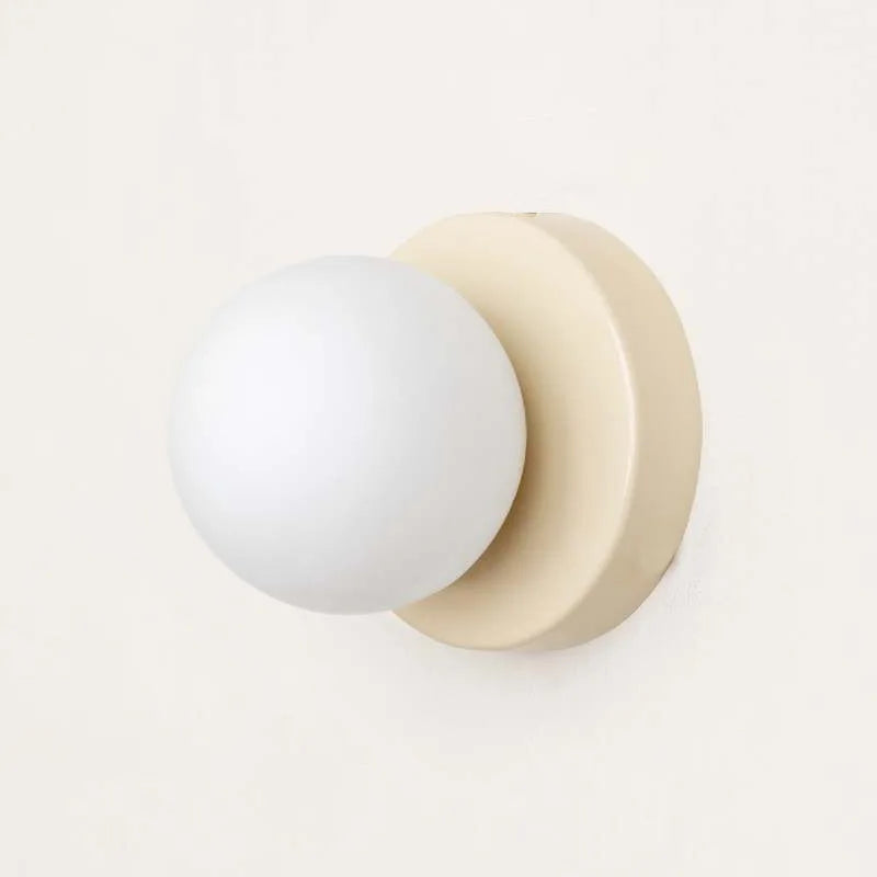 Modern Colored Glass Sconce - Macaron LED Wall Light
