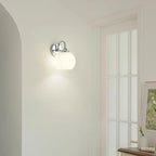 Modern Chrome Wall Light Fixture with Minimalist Design
