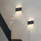 Rechargeable Wall Light with Minimalist Wood Finish