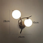 Nordic Design Dual Globe LED Wall Light