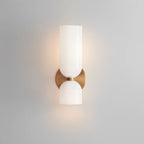 Smoked Tube Design Wall Light – Nordic Glass Fixture