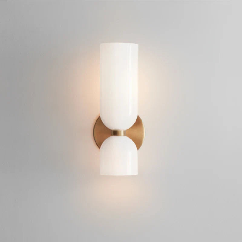 Smoked Tube Design Wall Light – Nordic Glass Fixture