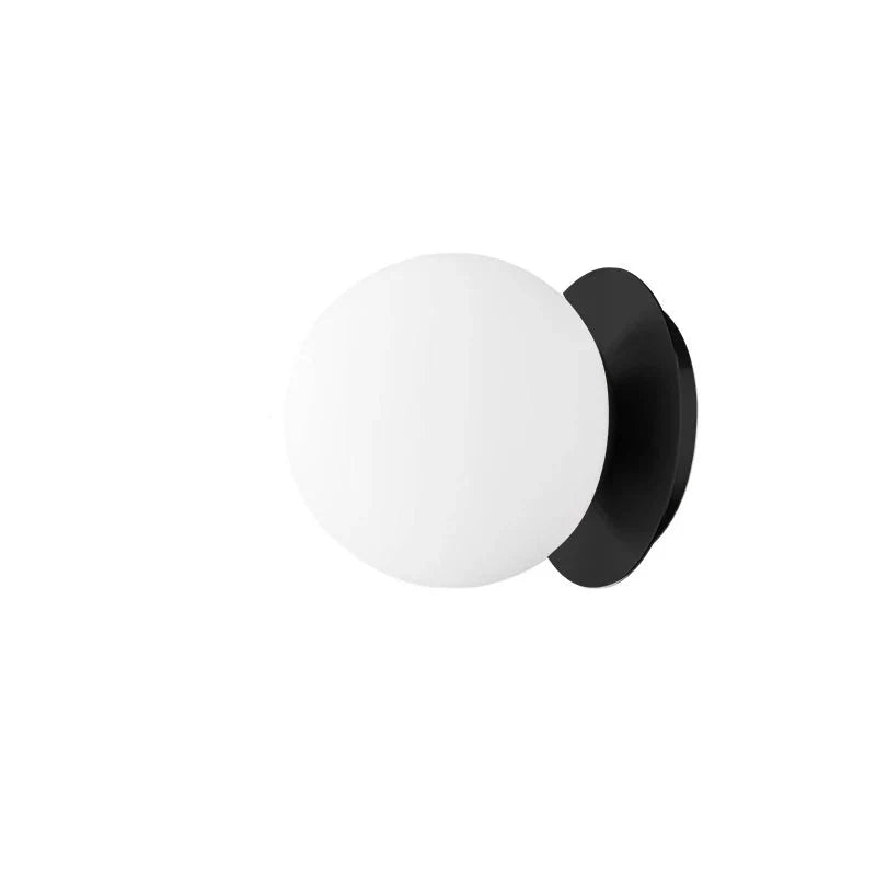 Modern Minimalist Glass Wall Light for Bathroom and Bedroom
