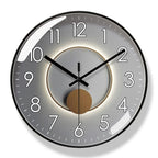 Contemporary Round Wall Clock – Stylish Home Decor Timepiece