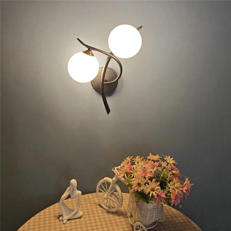 Nordic Design Dual Globe LED Wall Light