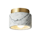 Modern Downlight Ceiling Fixture with Nordic Marble Stone Design