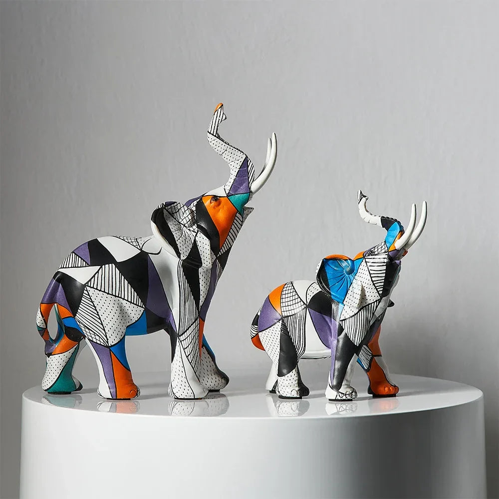 Vibrant Elephant Art Pieces for a Lively Home