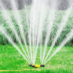 360° Watering System with Triple Arm Lawn Sprinkler