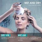 Serenity Scalp Reviver: Waterproof Cordless Head Massager