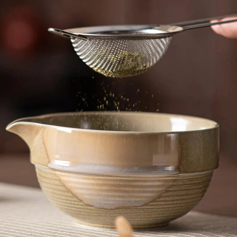ZenTea 4-Piece Matcha Set with Bamboo Whisk & Gift Box