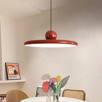 LED Cream-Style Ceiling Light – Nordic Flying Saucer Pendant