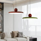 LED Cream-Style Ceiling Light – Nordic Flying Saucer Pendant