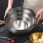 ElegantNest 5-Piece Stainless Steel Mixing Bowl Set