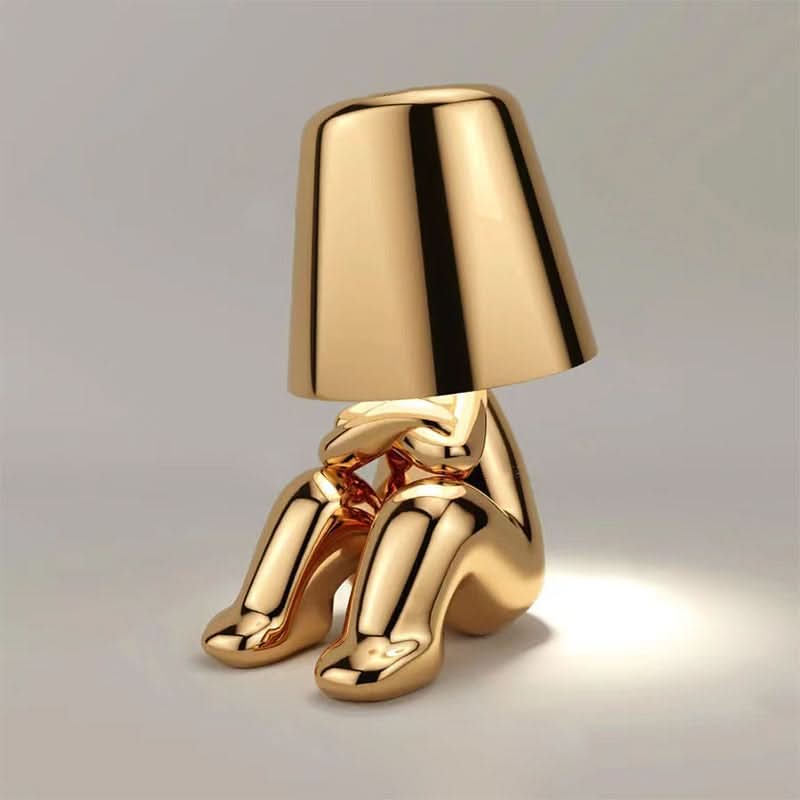 Contemporary LED Desk Lamp with Sculptural Design