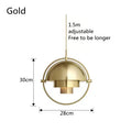 Sculptural Metal Hanging Lamp – Contemporary Nordic Pendant Light