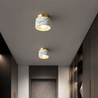 Modern Downlight Ceiling Fixture with Nordic Marble Stone Design