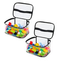 Mesh Toy Storage Bag - Large Capacity Organizer for Puzzles, Toys & Blocks