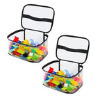 Mesh Toy Storage Bag - Large Capacity Organizer for Puzzles, Toys & Blocks