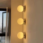 Modern Minimalist Glass Wall Light for Bathroom and Bedroom