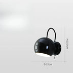 Adjustable Dome Light for Walls – Nordic Cream Finish