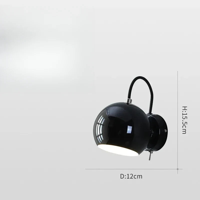 Adjustable Dome Light for Walls – Nordic Cream Finish