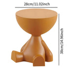 Modern Coffee Table with Cartoon Bear Design – Creative Side Table