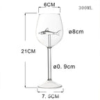 Playful Shark-Themed Wine Goblets for Every Occasion