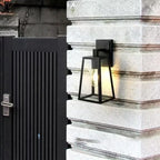 Modern European Lantern Light for Outdoor Wall Installation
