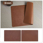 Heat Resistant and Waterproof Double-Sided Faux Leather Placemats