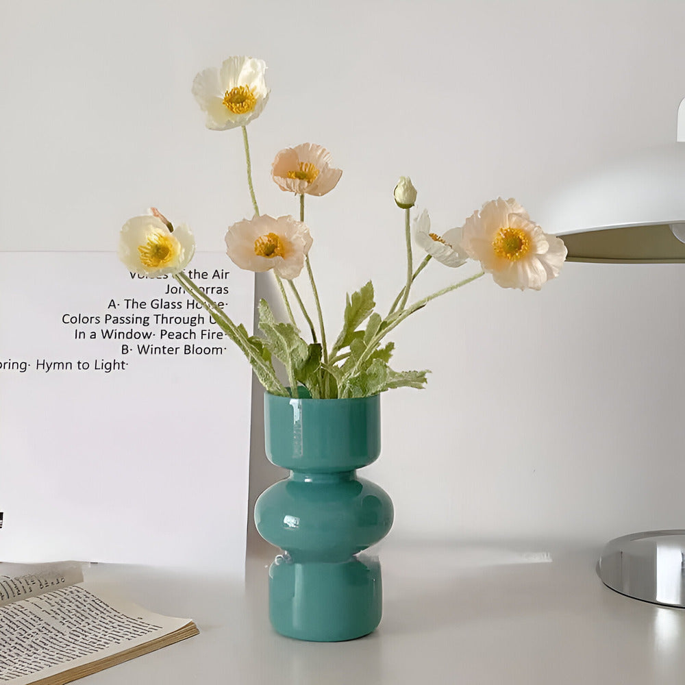 Minimalist Glass Vase in Scandinavian Style